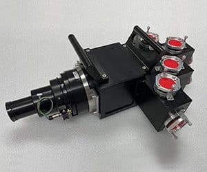 High performance beamsplitter for a ballistic range camera
