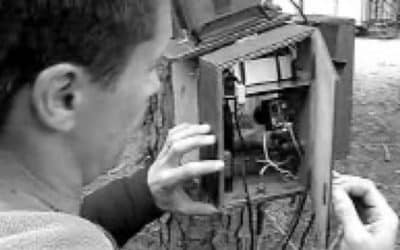 Weatherproof lens adapter for nature studies