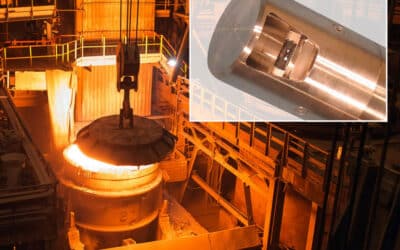 Safe inspection of high temperature processes